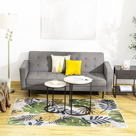 easycomfort easycomfort tappeto moderno pelo corto in poliestere per interni 200x140cm multicolore 1