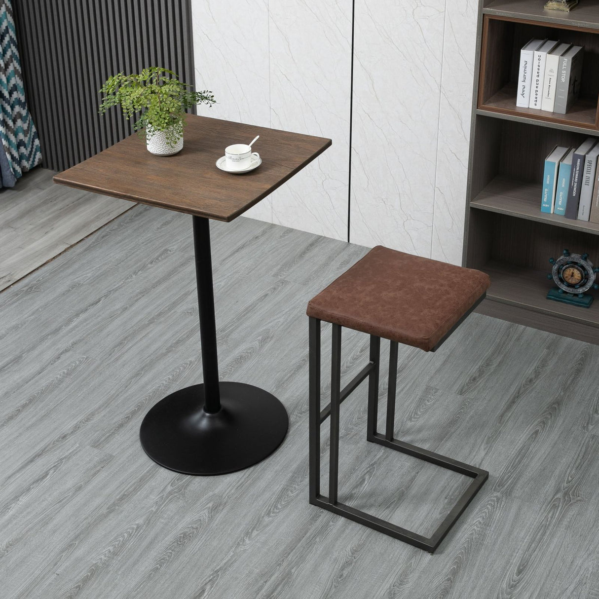 easycomfort easycomfort tavolo alto da cucina marrone