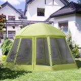easycomfort easycomfort tenda da campeggio per 6 8 persone con borsa funi e picchetti 493x493x240cm