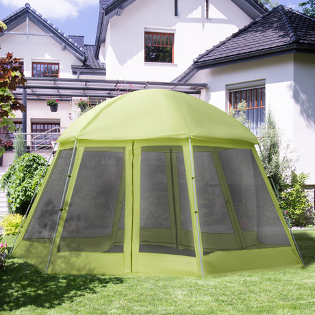 easycomfort easycomfort tenda da campeggio per 6 8 persone con borsa funi e picchetti 493x493x240cm