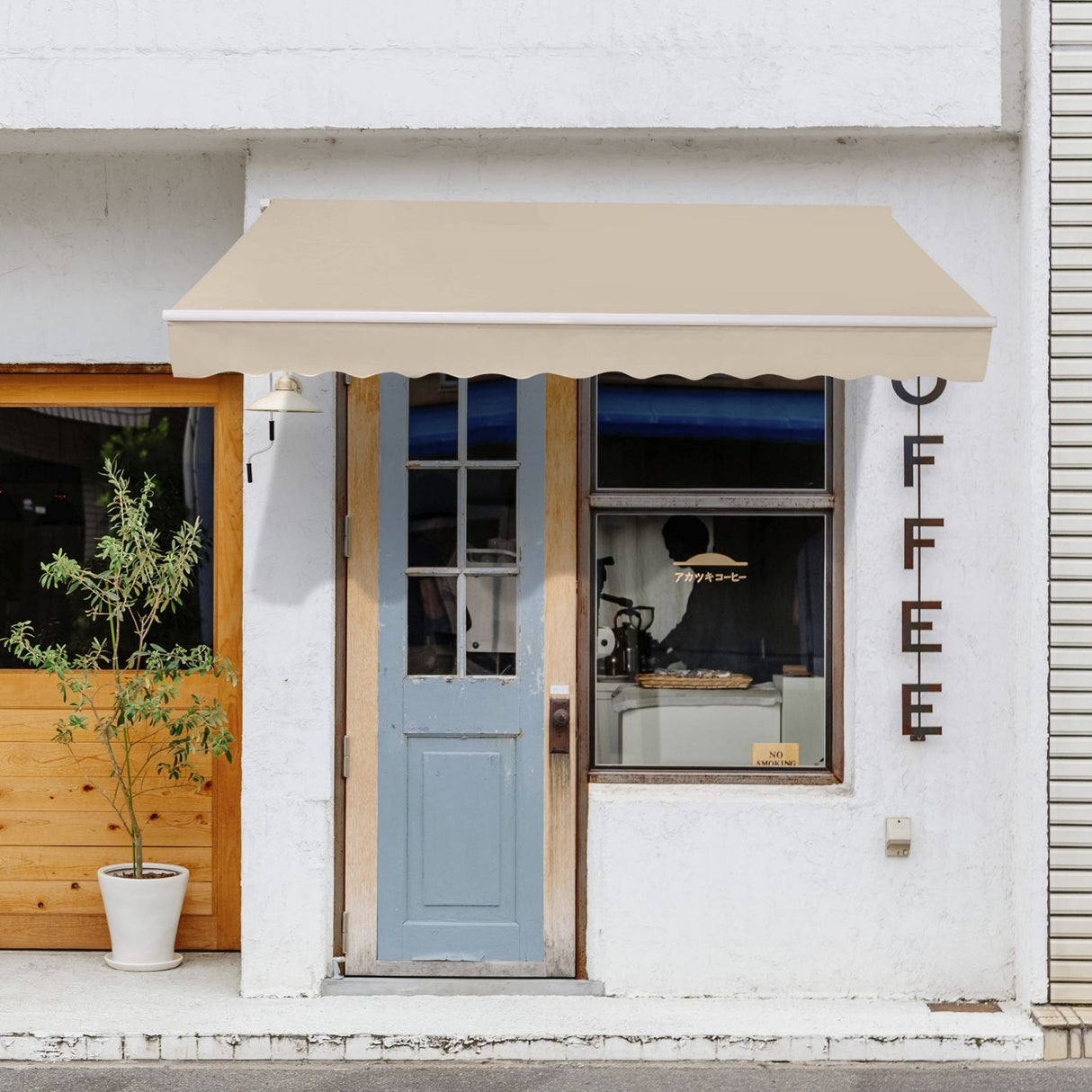 easycomfort easycomfort tenda da sole avvolgibile per esterno in poliestere e alluminio beige 365 250cm ean 8055776914626