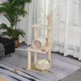 easycomfort easycomfort tiragraffi per gatti multi attivita con palla amaca in sisal e peluche 121cm ean 8054111843836