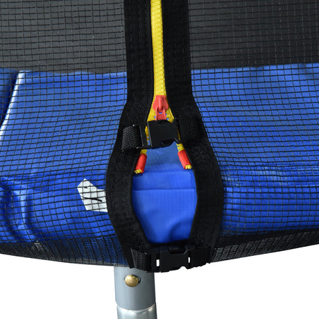 easycomfort easycomfort trampolino elastico con canestro basket e rete sicurezza 366 x 260a cm ean 8054144137902