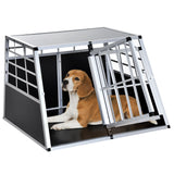 easycomfort easycomfort trasportino per cane in alluminio con parete mobile e chiusura 104x91x69cm ean 8055776914220