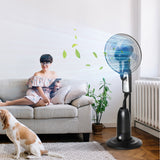 easycomfort easycomfort ventilatore oscillante con nebulizzatore 3 modalita e timer