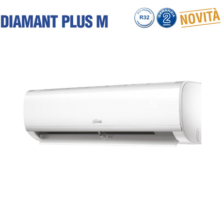 ferroli climatizzatore condizionatore ferroli quadri split inverter serie diamant plus m 79912 con 28 4 r 32 wi fi integrato 70009000900012000 novita