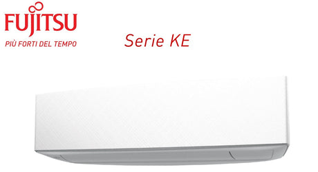 fujitsu climatizzatore condizionatore fujitsu dual split inverter serie ke 99 con aoyg18kbta2 r 32 wi fi optional 90009000 colore bianco white novita ean 8059657011152