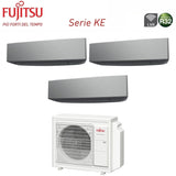 fujitsu climatizzatore condizionatore fujitsu trial split inverter serie ke silver 121212 con aoyg24kbta3 r 32 wi fi integrato 120001200012000 colore bianco
