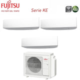 fujitsu climatizzatore condizionatore fujitsu trial split inverter serie ke white 999 con aoyg18kbta3 r 32 wi fi integrato 900090009000 colore bianco