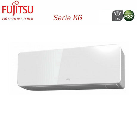 fujitsu unita interna a parete fujitsu serie kg 12000 btu asyg12kgtf r 32 wi fi integrato