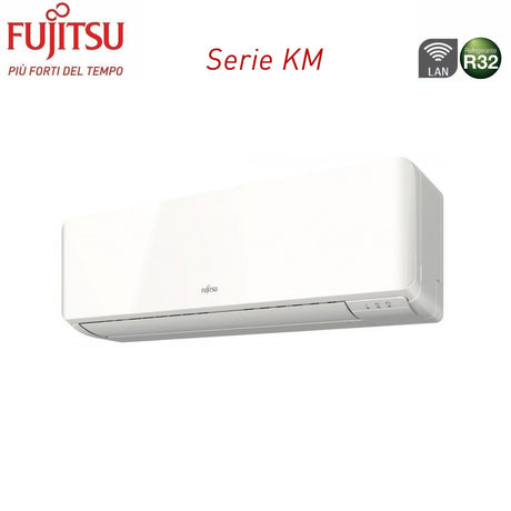 fujitsu unita interna a parete fujitsu serie km modello large 18000 btu asyg18kmte r 32 wi fi optional