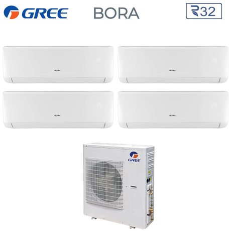 gree climatizzatore condizionatore gree penta split inverter serie bora 99121212 gwhd42nk6lo r 32 90009000120001200012000