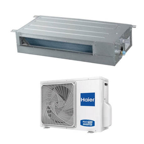 haier climatizzatore condizionatore haier inverter canalizzato slim bassa prevalenza 24000 btu ad71s2ss1fa r 32 wi fi optional telecomando infrarossi haier yr hd01nessun pannello