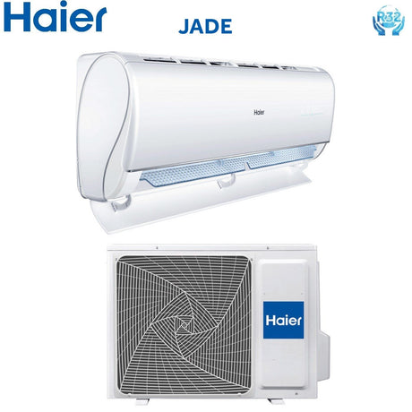 haier climatizzatore condizionatore haier inverter serie jade 18000 btu as50jdjhra w r 32 wi fi integrato novita ean 8059657004581