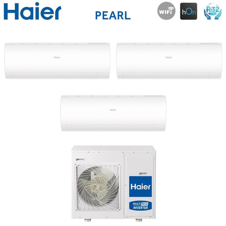 haier climatizzatore condizionatore haier trial split inverter serie pearl 121212 con 4u75s2sr2fa r 32 wi fi integrato 120001200012000 novita