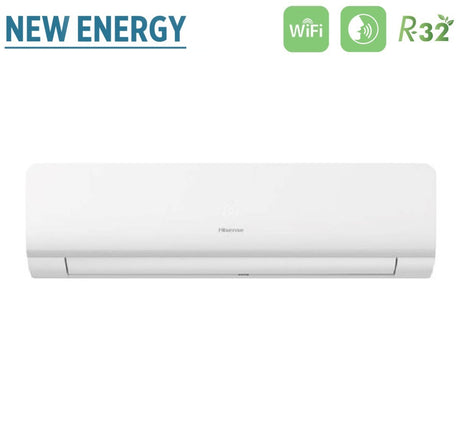 hisense climatizzatore condizionatore hisense dual split inverter serie new energy 912 con 2amw52u4rxc r 32 wi fi integrato 900012000 novita