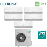 hisense climatizzatore condizionatore hisense penta split inverter serie energy pro plus hi energy 99121212 con 5amw125u4rta r 32 wi fi integrato 90009000120001200012000