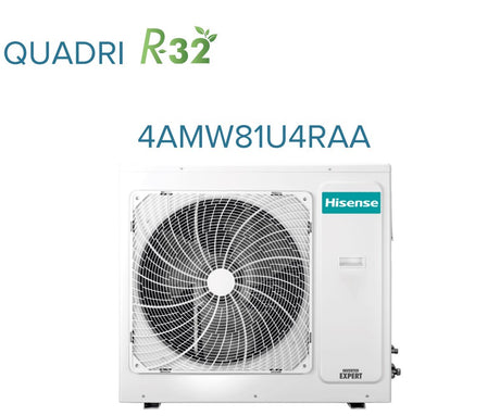 hisense climatizzatore condizionatore hisense quadri split console 991212 con 4amw81u4raa r 32 wi fi optional con telecomando di serie 900090001200012000 novita