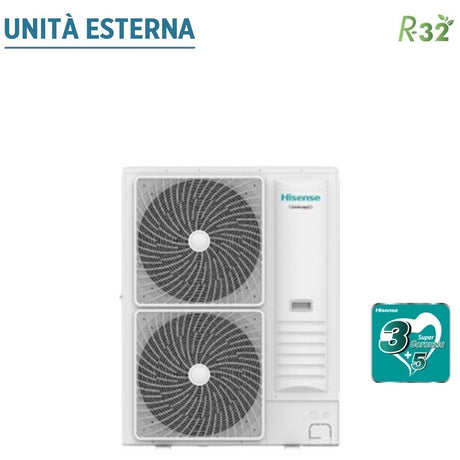 hisense unita esterna commerciale hisense 36000 btu auw105u4ra4 r 32 classe aa ean 6926597710402