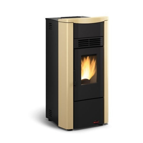 la nordica stufa a pellet la nordica extraflame modello giusy 7 kw disponibile in vari colori bordeaux
