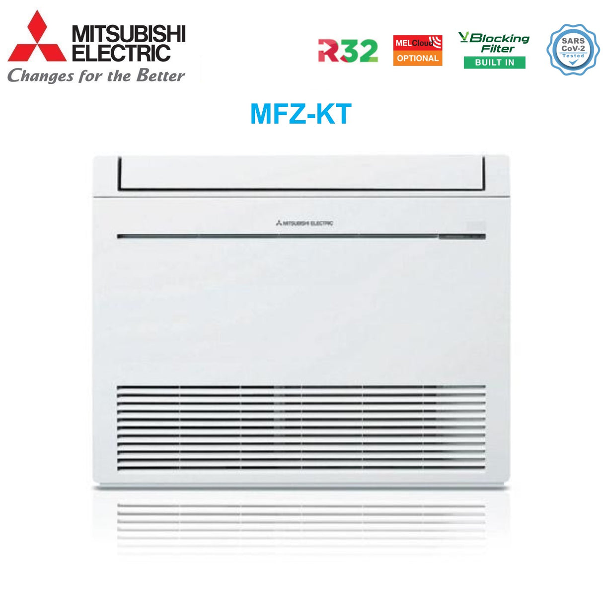 mitsubishi electric climatizzatore condizionatore mitsubishi electric dual inverter mfz kt25 pavimento 99 con mxz 2f53vf r 32 wi fi optional 90009000 ean 8059657017635