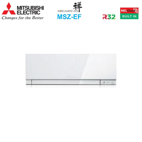 mitsubishi electric climatizzatore condizionatore mitsubishi electric trial split inverter serie kirigamine zen white msz ef 121515 con mxz 3f68vf r 32 wi fi integrato colore bianco 120001500015000