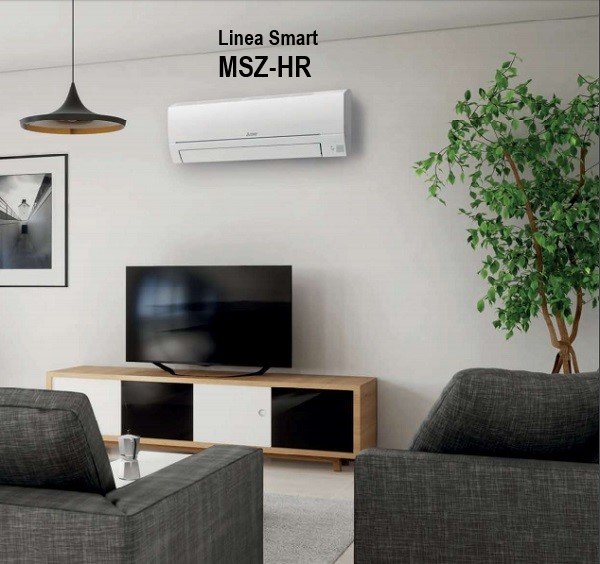 Climatizzatore Condizionatore Mitsubishi Electric Smart MSZ-HR 9000 Btu  MSZ-HR25VF R-32 Wi-Fi Optional