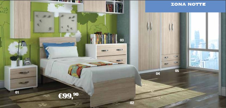 no brand armadio linea modern 2 ante cm 90x52x210h olmo