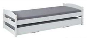 no brand letto singolo estraibile 3 funzioni con secondo letto 209x97x62 cm