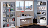 no brand porta computer touch cm 138x50x75h bianco lucido