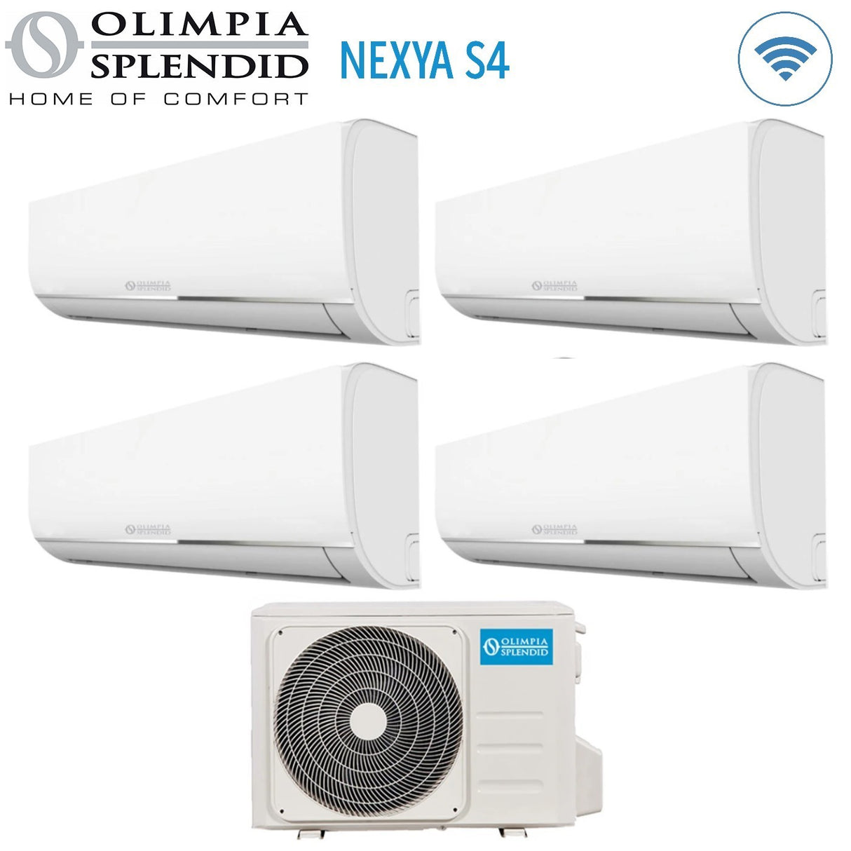 olimpia splendid climatizzatore condizionatore olimpia splendid quadri split inverter serie nexya s4 9999 con os cemyh28e1 r 32 wi fi optional 9000900090009000 novita
