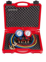 rothenberger rothenberger kit gruppo manometrico analogico 4 vie ii plus r410a con flessibili con rubinetto 170608