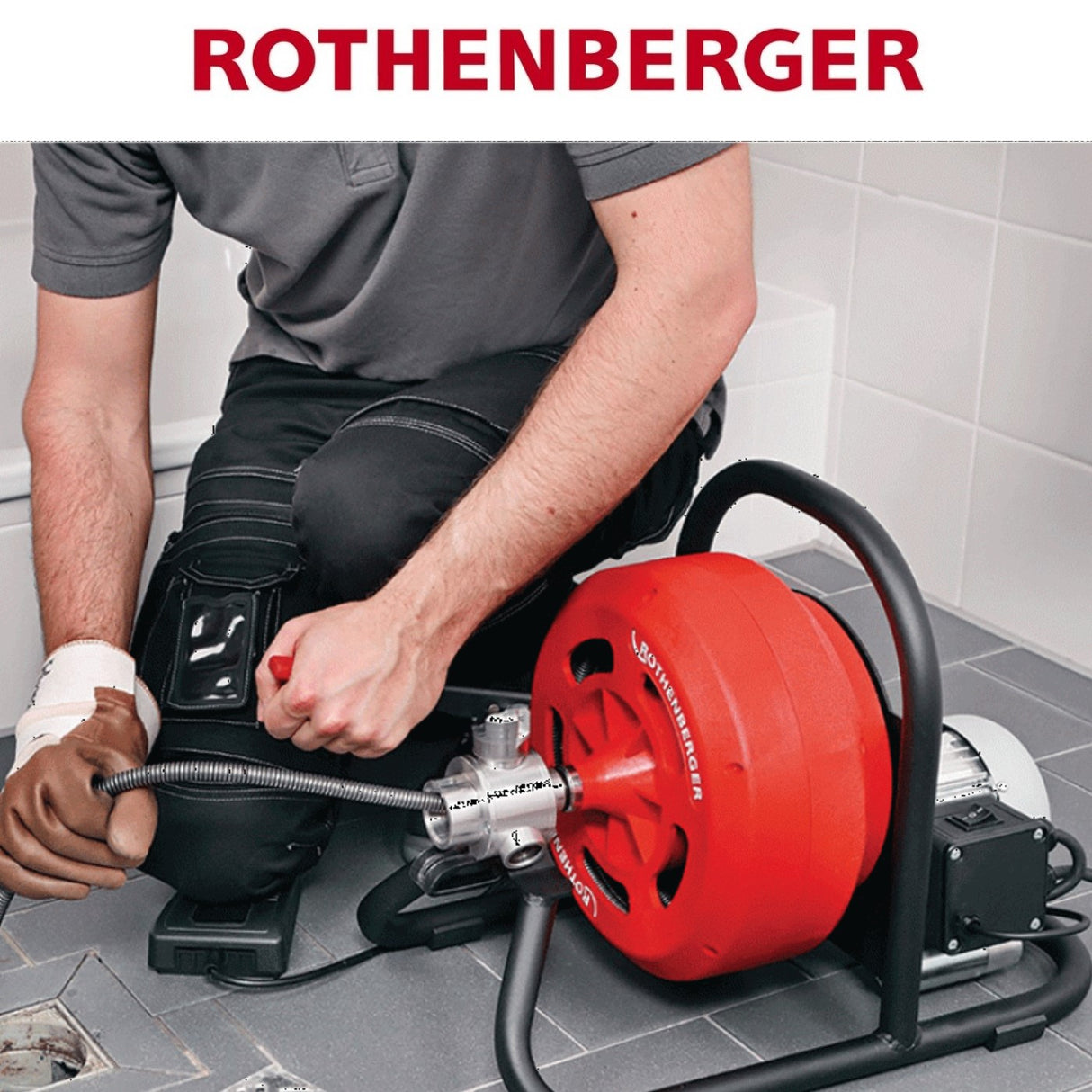 rothenberger set disotturatrice a tamburo rothenberger modello rodrum m16 con tamburo m16