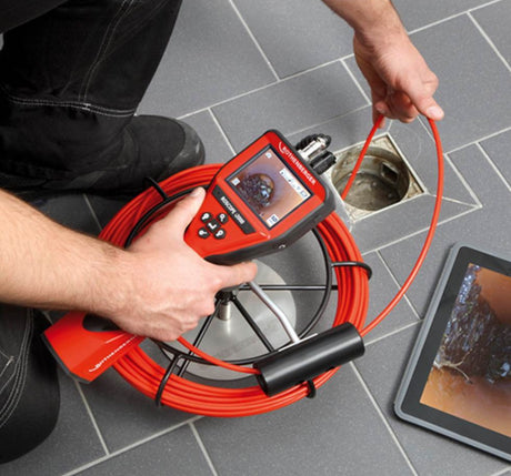 rothenberger set videocamera per ispezione rothenberger modello roscope i200 modul 2516 modul tec 09m