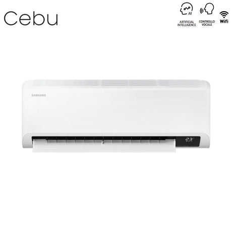 samsung climatizzatore condizionatore samsung dual split inverter serie cebu 1212 btu con aj068txj3kgeu r 32 wi fi integrato 1200012000 novita