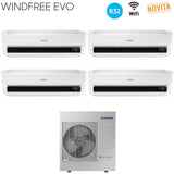 samsung climatizzatore condizionatore samsung quadri split inverter serie windfree evo 7799 con aj080rcj r 32 wi fi integrato 7000700090009000 novita 2019
