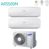 samsung offerta climatizzatore condizionatore samsung dual split inverter serie ar5500m 77 con aj050fcj2eheu r 410 wi fi integrato 70007000