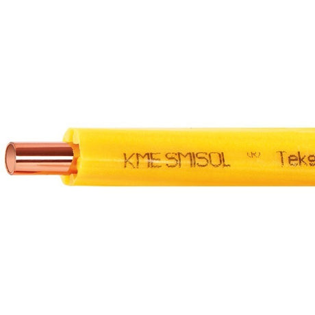 sctubes tubo rame sctubes smisol tekgas per distribuzione di combustibili liquidi e gassosi 50 metri 18 x 1 mm rivestito in polietilene ad alta densita