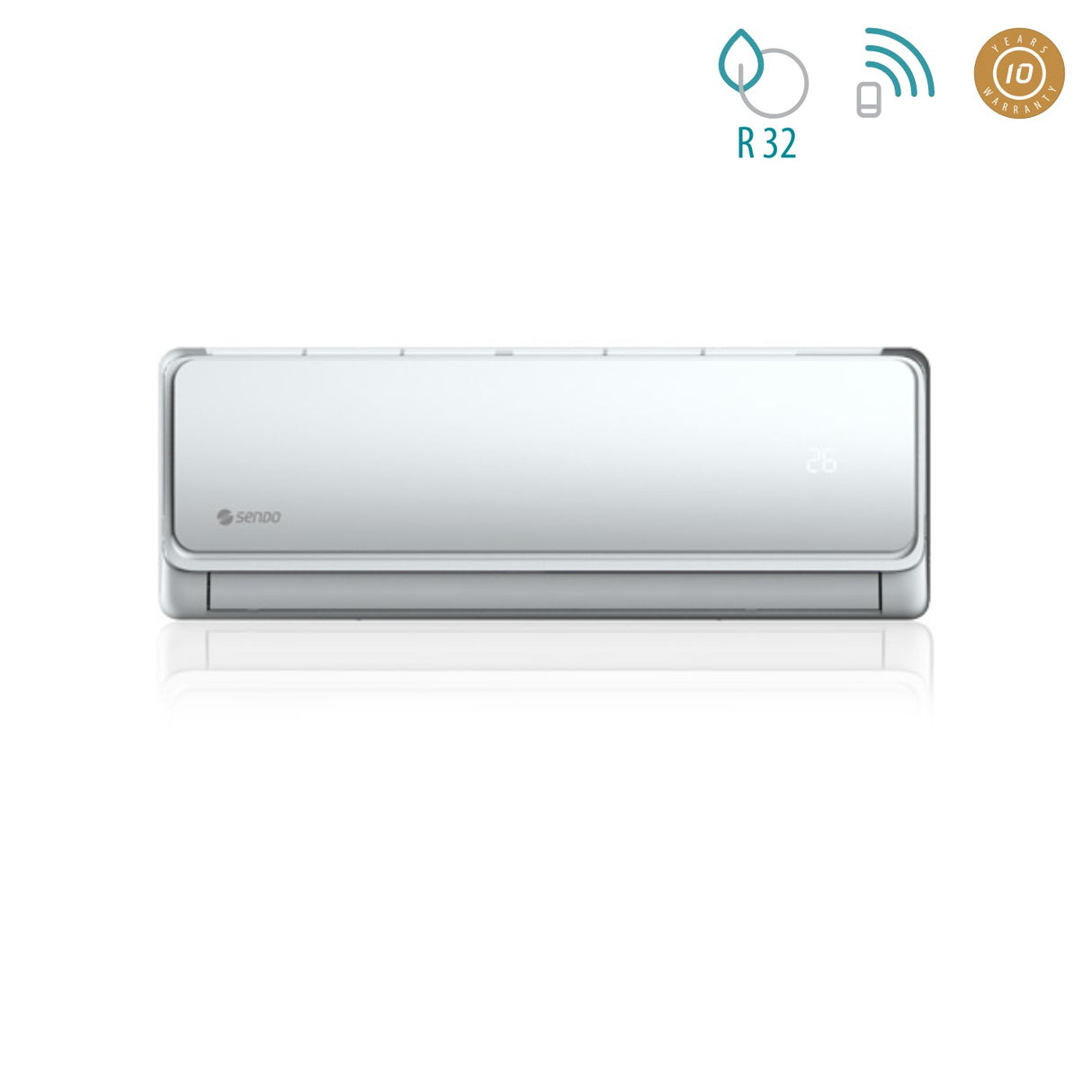 sendo climatizzatore condizionatore sendo inverter serie zeas 24000 btu snd 24zes2 id r 32 wi fi integrato