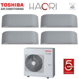 toshiba climatizzatore condizionatore toshiba quadri split inverter serie haori 10131313 9121212 ras 4m27u2avg e r 32 wi fi integrato 10000130001300013000 9000120001200012000 grigio chiaro