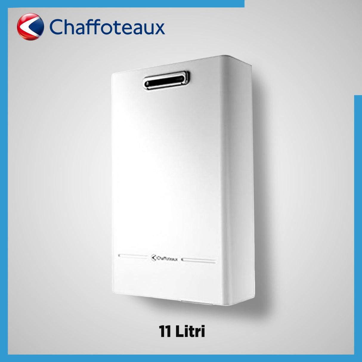 chaffoteaux scaldabagno a gas chaffoteaux modello fluendo avenir outdoor 11 litri metano codice 3632345 ean 8056138592704