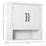 easycomfort easycomfort armadietto 2 ripiani montabile a parete da parete cucina bagno legno 60x198x58cm bianco ean 8054111844352