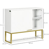 easycomfort easycomfort armadietto bagno a 2 livelli montaggio a parete con ripiani aperti in mdf bianco 60x20x51 cm