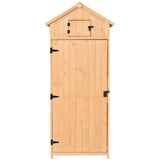 easycomfort easycomfort armadietto da giardino esterno porta attrezzi in legno con 3 mensole ean 8054144138916