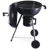 easycomfort easycomfort barbecue in ghisa con 2 ruote e 2 griglie coperchio con termometro valvola e ripiano inferiore 50x63x94cm ean 8054144136516
