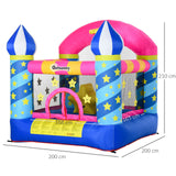 easycomfort easycomfort castello gioco gonfiabile gigante per bambini con gonfiatore ean 8055776914787