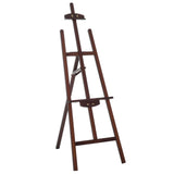 easycomfort easycomfort cavalletto per pittura in legno altezza e inclinazione regolabili marrone 46x60x140cm ean 8054111840453