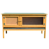 easycomfort easycomfort conigliera gabbia per conigli tetto impermeabile e vassoio estrabile115x44 3x65cm ean 8054144137230