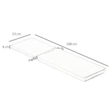 easycomfort easycomfort cuscino per lettino prendisole con rivestimento poliestere sfoderabile 188x53x8cm bianco crema