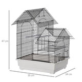 easycomfort easycomfort gabbia per uccelli in metallo con maniglia vassoio estraibile e altalena ean 8054111847865